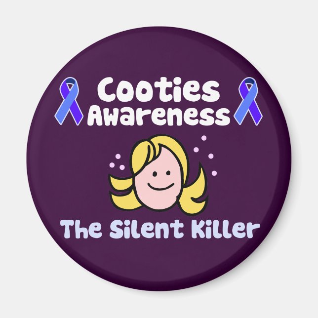 Cooties Awareness Magnet (Front)