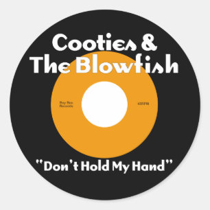 Cooties & The Blowfish Orange Classic Round Sticker