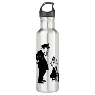 Cop and burglar 710 ml water bottle