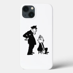 Cop and burglar iPhone 13 case