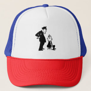 Cop and burglar trucker hat