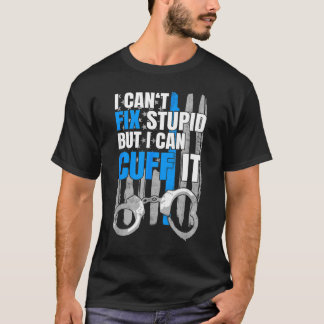 Cop Handcuffs Police Law Enforcement T-Shirt