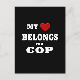 Cop Love Postcard