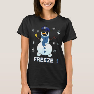 Cop Snowman Shirt Ze Christmas Party Gift Xmas 