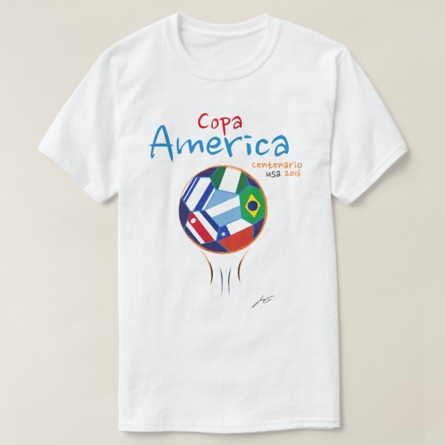 Copa America Centenario USA 2016 T-shirt (Design Front)