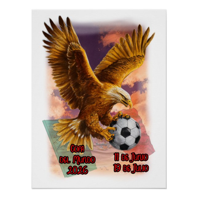 Copa del Mundo 2026 on a Poster (Front)