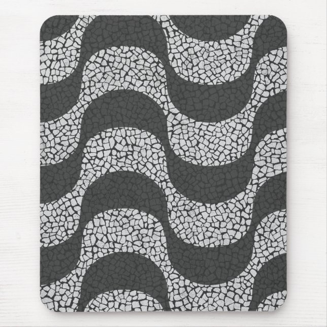 Copacabana Beach Boardwalk Mouse Mat (Front)