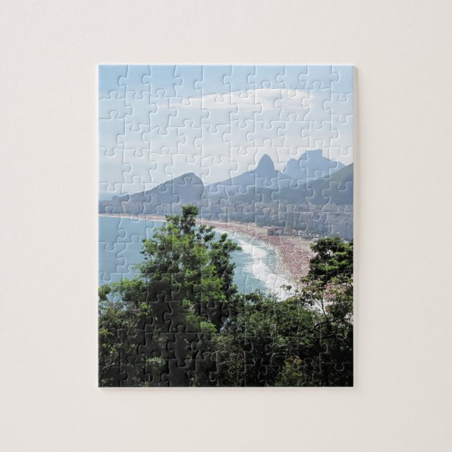 Copacabana Beach in Rio Jigsaw Puzzle (Vertical)