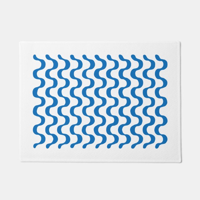 Copacabana Blue Doormat (Front)