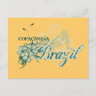 Copacabana Brazil Tshirts and Gifts Postcard