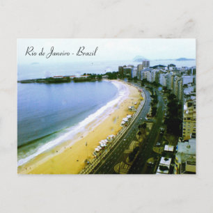 Copacabana Curve, Rio de Janeiro, Brazil. Postcard