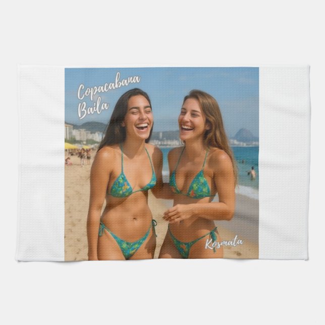 Copacabana Dances - Dish Towels (Horizontal)