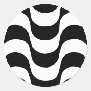 Copacabana footwear classic round sticker