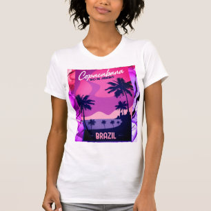 Copacabana Rio De Janeiro Brazil Beach T-Shirt