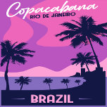 Copacabana Rio De Janeiro Brazil Magnet<br><div class="desc">Copacabana Rio De Janeiro Brazil Magnet makes a great for anyone and can be used in the home.</div>