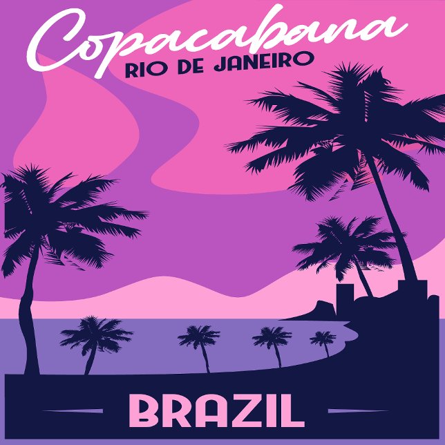 Copacabana Rio De Janeiro Brazil Magnet (Creator Uploaded)