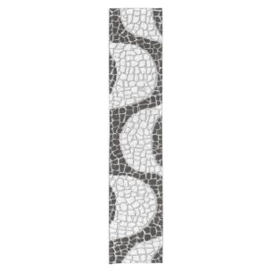 Copacabana Sidewalk Brazilian pattern Short Table Runner