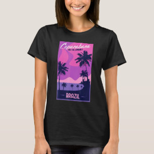 Copacabana Vacation Holiday Brazil Flag T-Shirt
