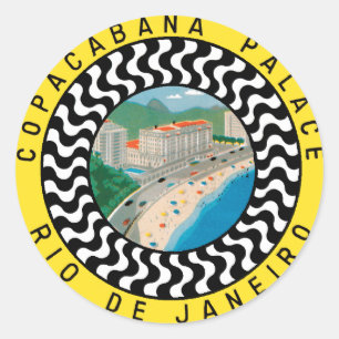 CopacabanaPalaceRio Classic Round Sticker