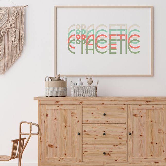 Copacetic Retro 1920s Typography, Colours Poster (Creator Uploaded)