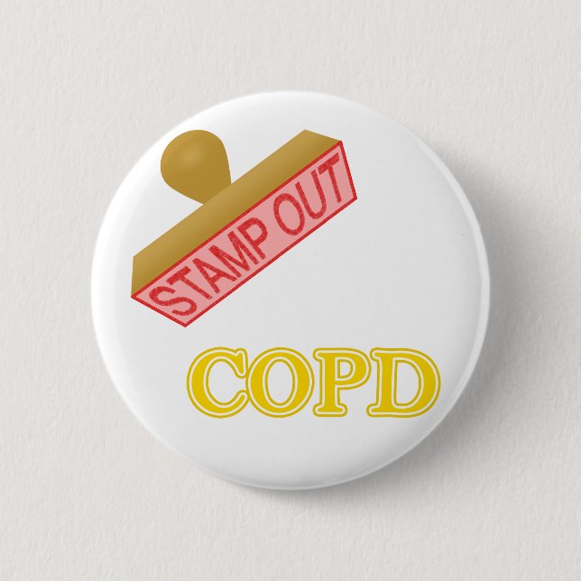 COPD 6 CM ROUND BADGE (Front)