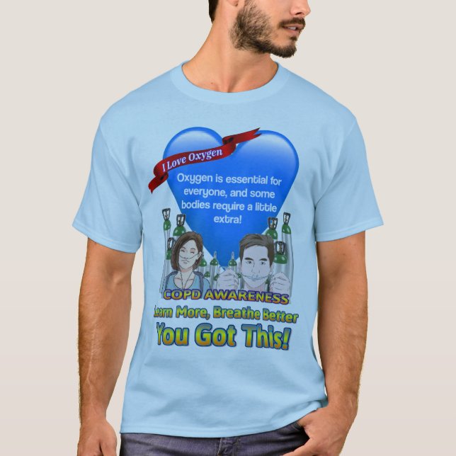 COPD AWARENESS 2024 T-Shirt (Front)