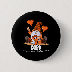 Copd Awareness  6 Cm Round Badge