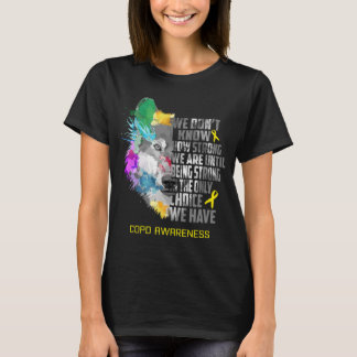 COPD Awareness Ribbon Support Gifts T-Shirt