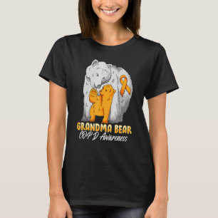 Copd Child Awareness Grandma Bear Support Ribbon T-Shirt
