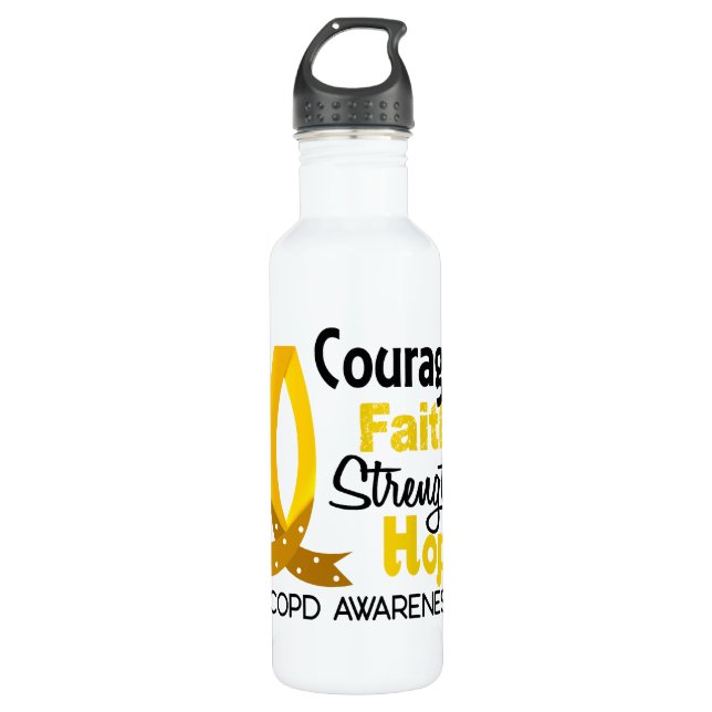 COPD Courage Faith 1 710 Ml Water Bottle (Front)