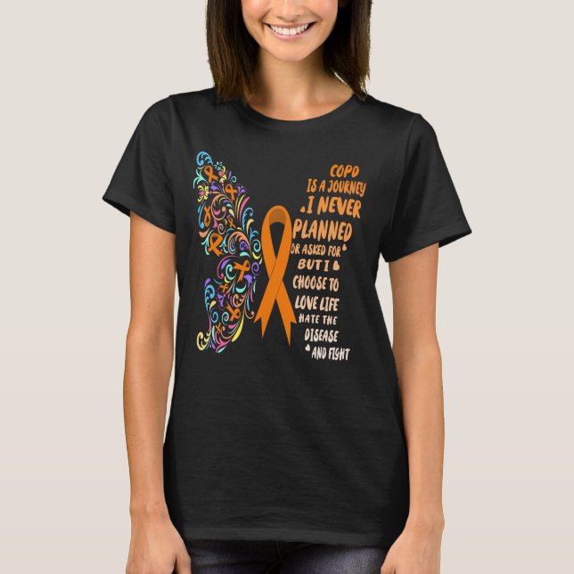 COPD journey live life fight T-Shirt (Front)