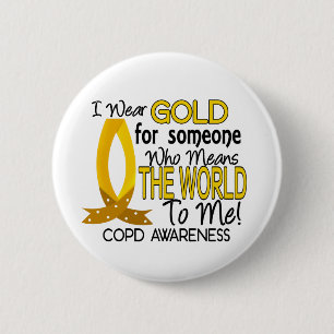 COPD Means World To Me 1 6 Cm Round Badge