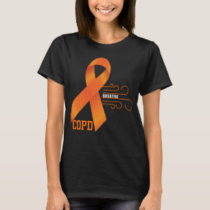 COPD Orange Ribbon Breathe T-Shirt