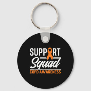 Copd Warrior Support Squad Copd Awareness  Key Ring