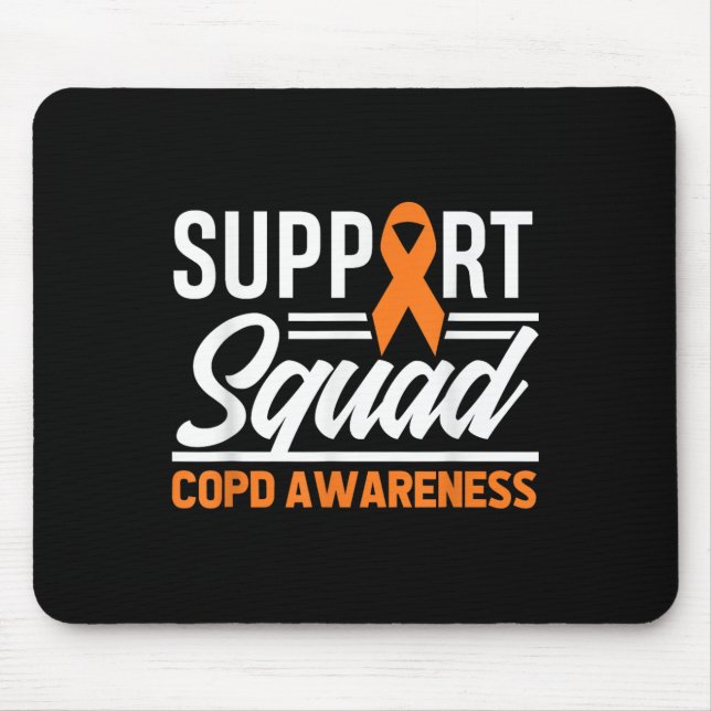 Copd Warrior Support Squad Copd Awareness  Mouse Mat (Front)