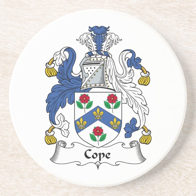 Cope Family Crest Coaster (Front)
