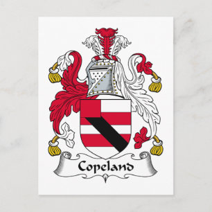 Copeland Family Crest Postcard