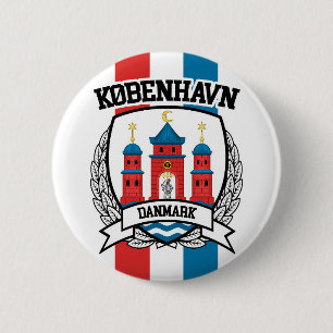 Copenhagen 6 Cm Round Badge