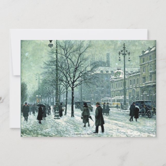 Copenhagen by Paul Fischer Card (Front)