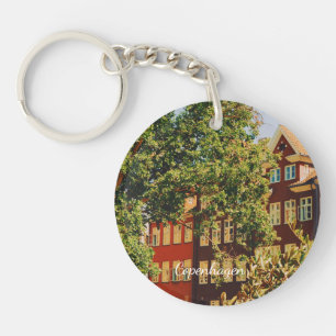 Copenhagen cityscape - Denmark Key Ring