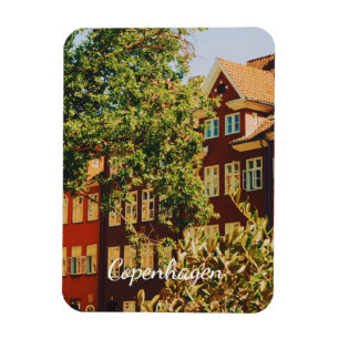 Copenhagen cityscape - Denmark Magnet