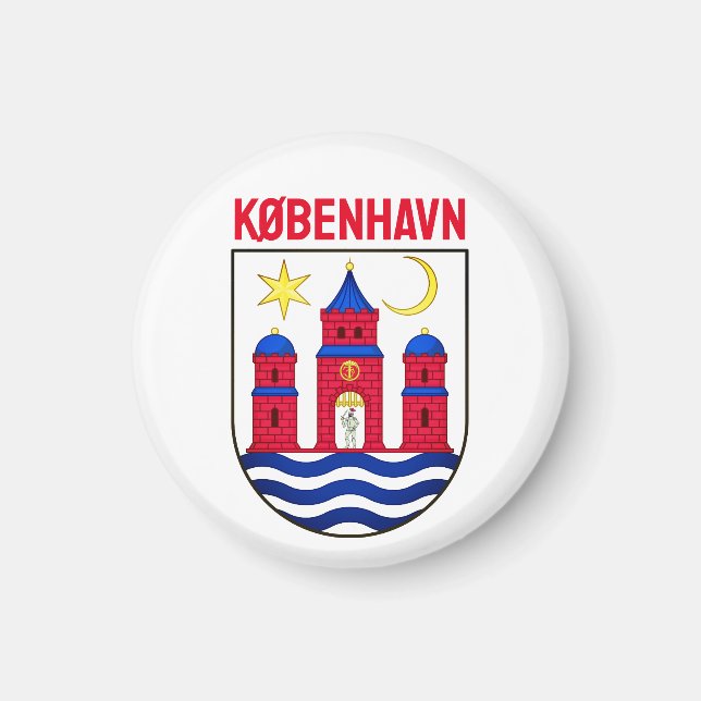 Copenhagen coat of arms - DENMARK Magnet (Front)