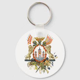 Copenhagen Coat of Arms Key Ring