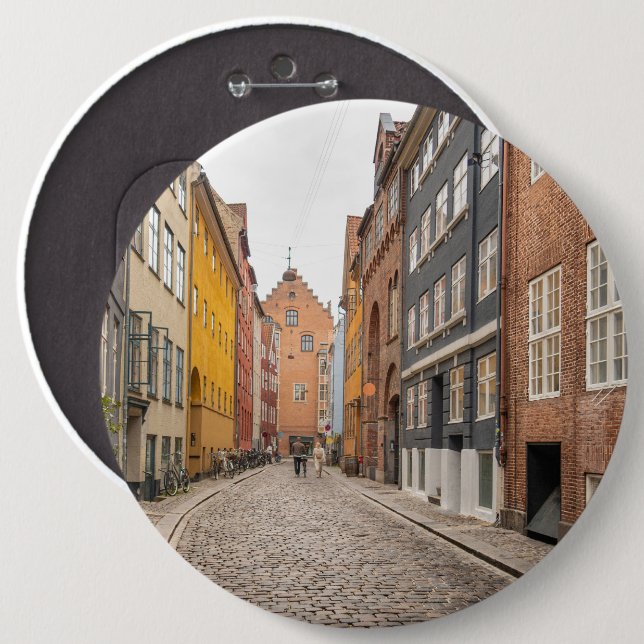 Copenhagen Denmark 6 Cm Round Badge (Front & Back)