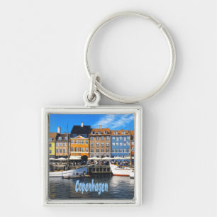 Copenhagen Denmark Capital Canal Homes Nyhavn Key Ring