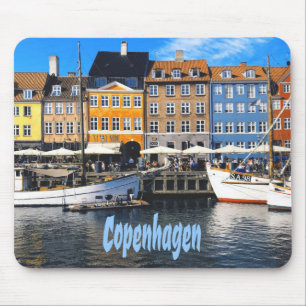 Copenhagen Denmark Capital Canal Homes Nyhavn Mouse Mat