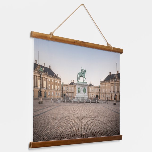 Copenhagen Denmark Hanging Tapestry (Angled)