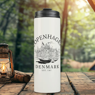 Copenhagen Denmark Landscape Thermal Tumbler