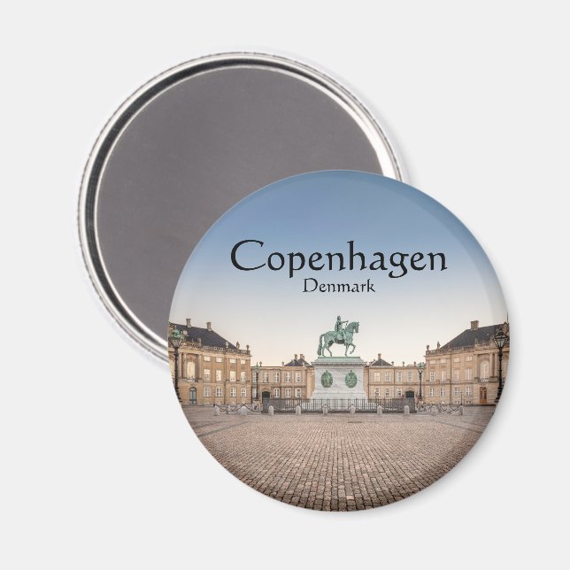 Copenhagen Denmark Magnet (Front/Back)