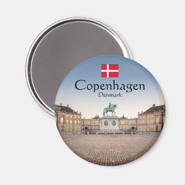 Copenhagen Denmark Magnet (Front/Back)
